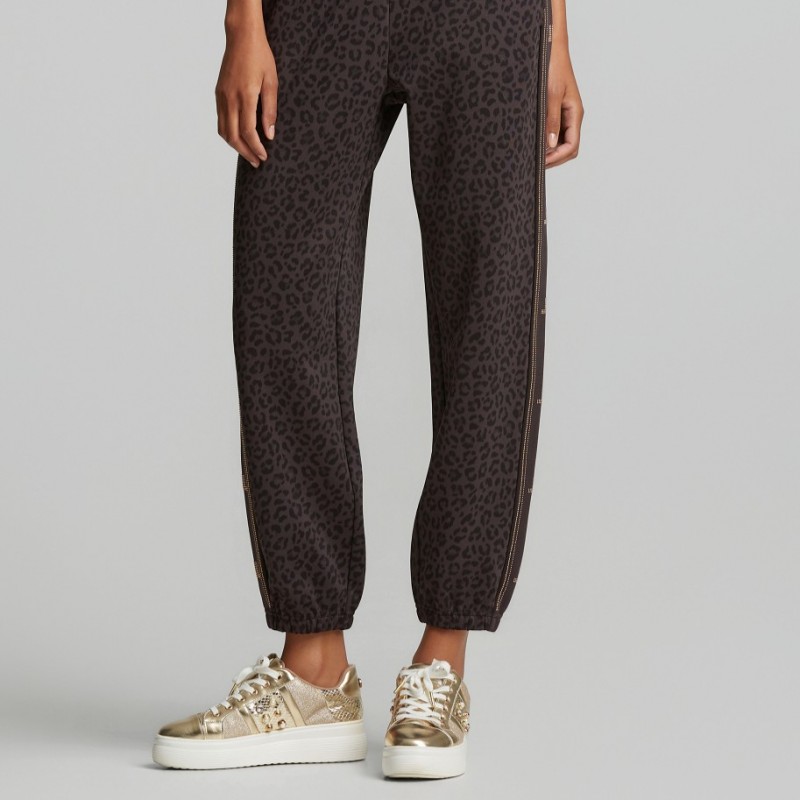 Animal print tracksuit pants Grey Lynne