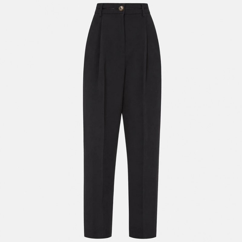 Pants skinny crepe Black Lynne