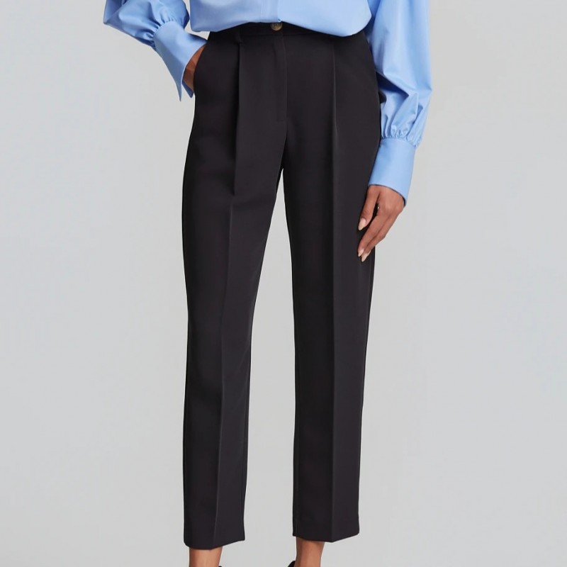 Pants skinny crepe Black Lynne