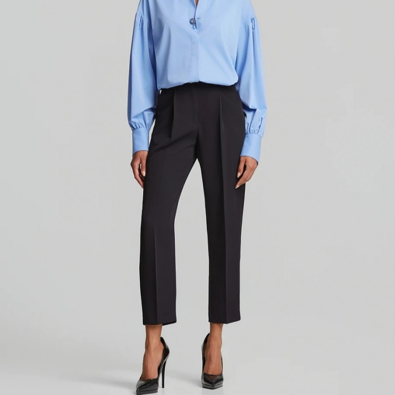 Pants skinny crepe Black Lynne