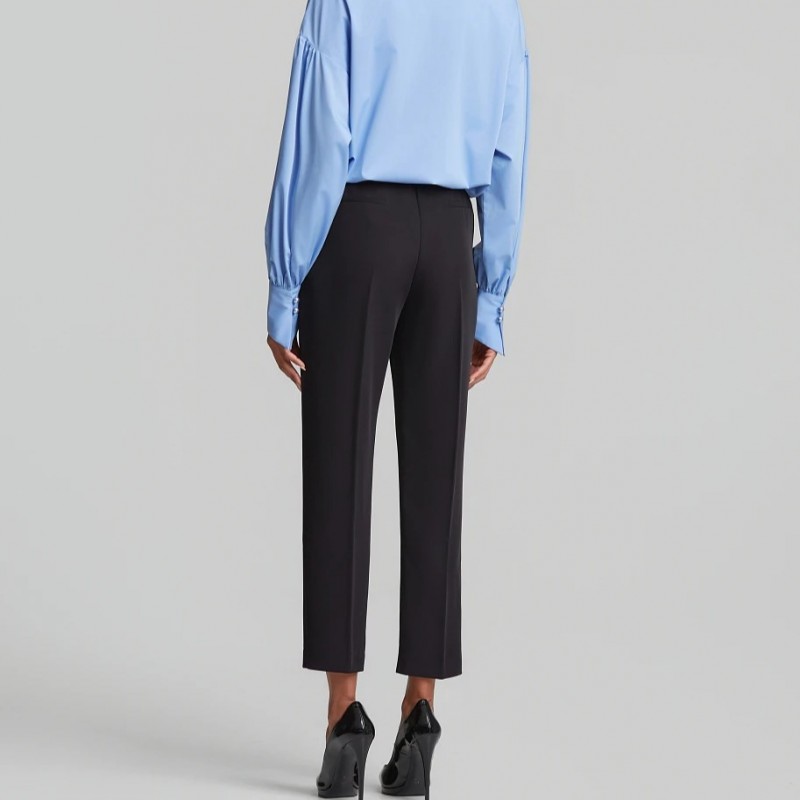 Pants skinny crepe Black Lynne