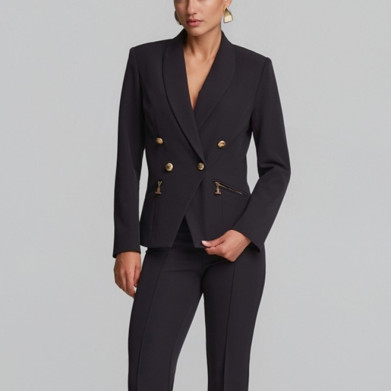 Double-breasted jacket Black Lynne