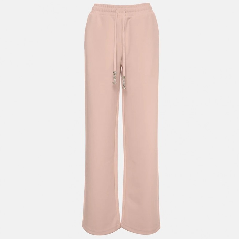 Παντελόνι φόρμας με κρύσταλλα στα κορδόνια Pink Lynne
