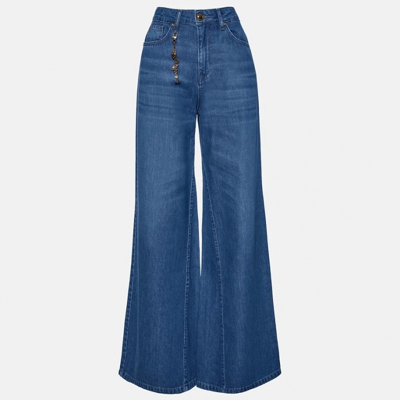 High-waisted wide-leg jeans Blue Lynne