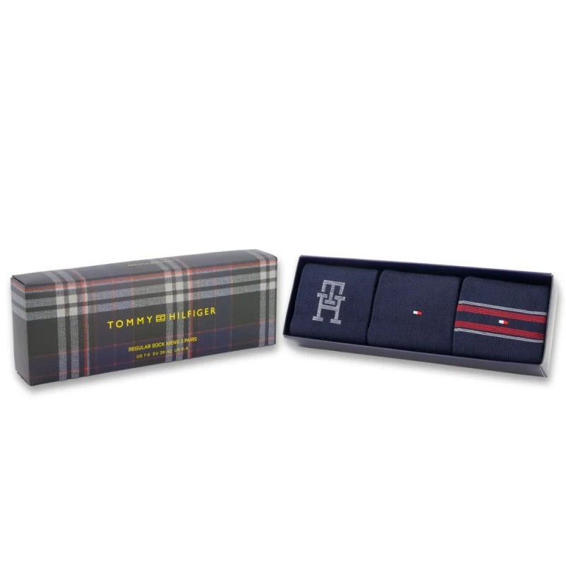 Κάλτσες 3pack giftbox monogram Blue Tommy jeans