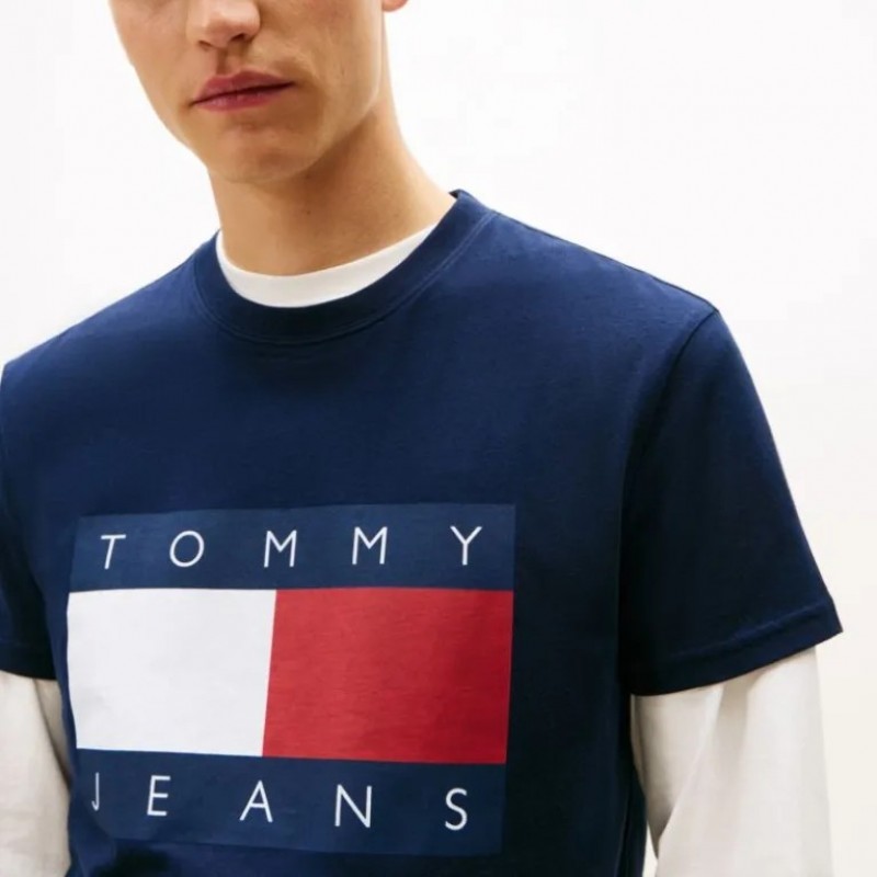 T-shirt TJM Big flag Blue Tommy jeans