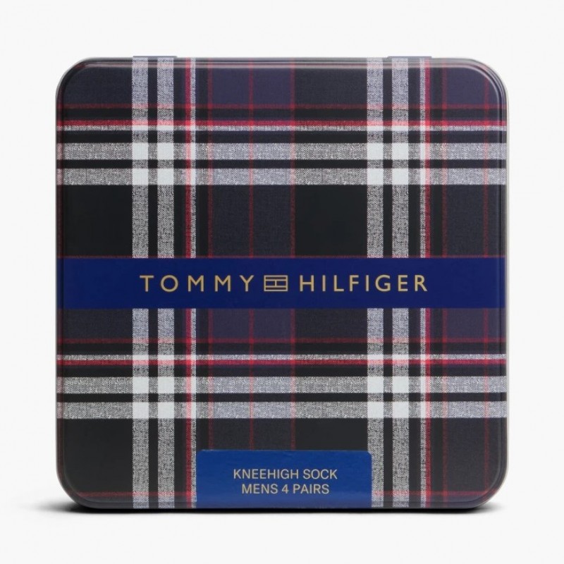 Κάλτσες 4pack giftbox stripe Blue Tommy jeans