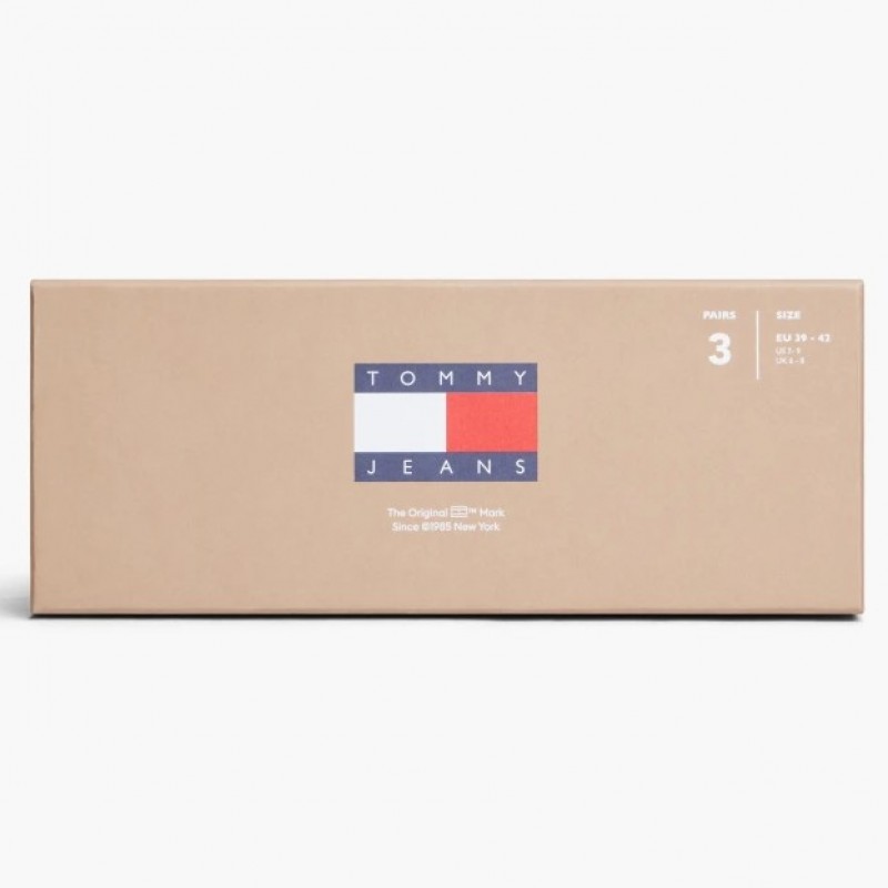Socks unisex 3pack crest giftbox Multi Tommy jeans