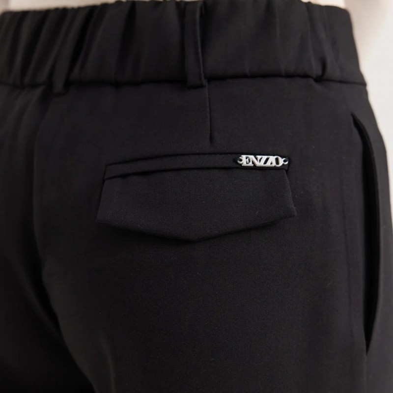 Παντελόνι σε ίσια γραμμή Jeppe Black Enzzo