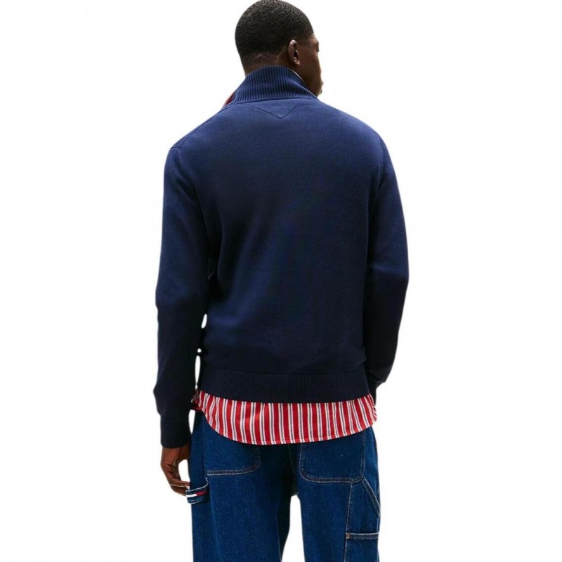 Sweater TJM 1/4 zip ess light Blue Tommy jeans