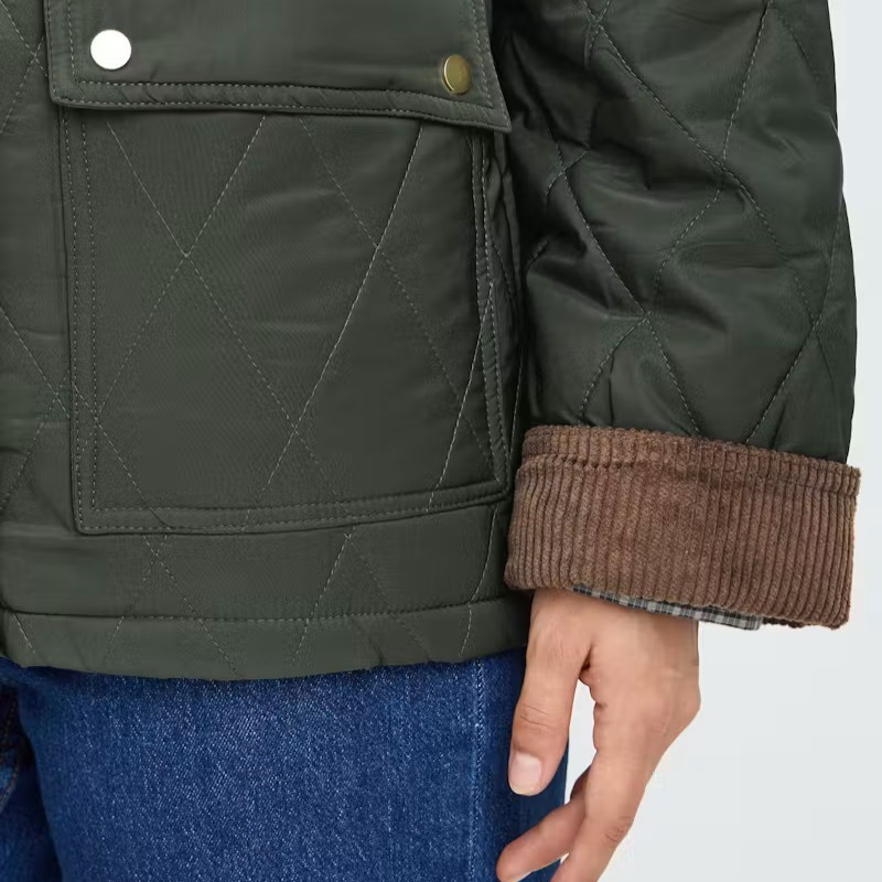 Jacket quilted Bybellini Olive B.young