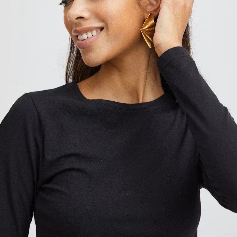 Blouse long sleeved Bypamila Black B.Young