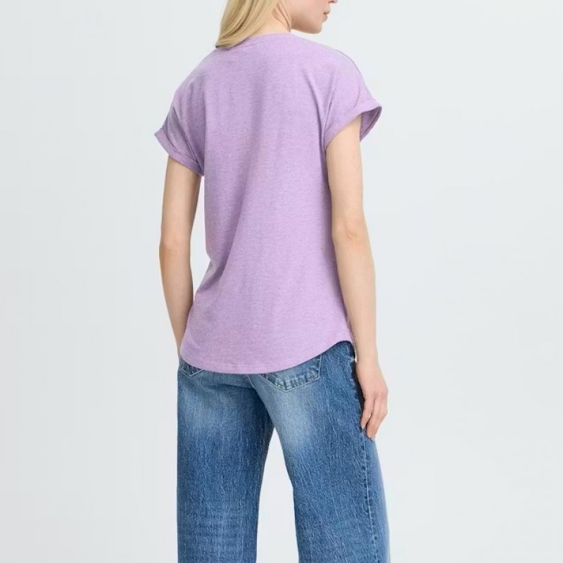 Μπλούζα με κοντό μανίκι Pamila Purple B.Young