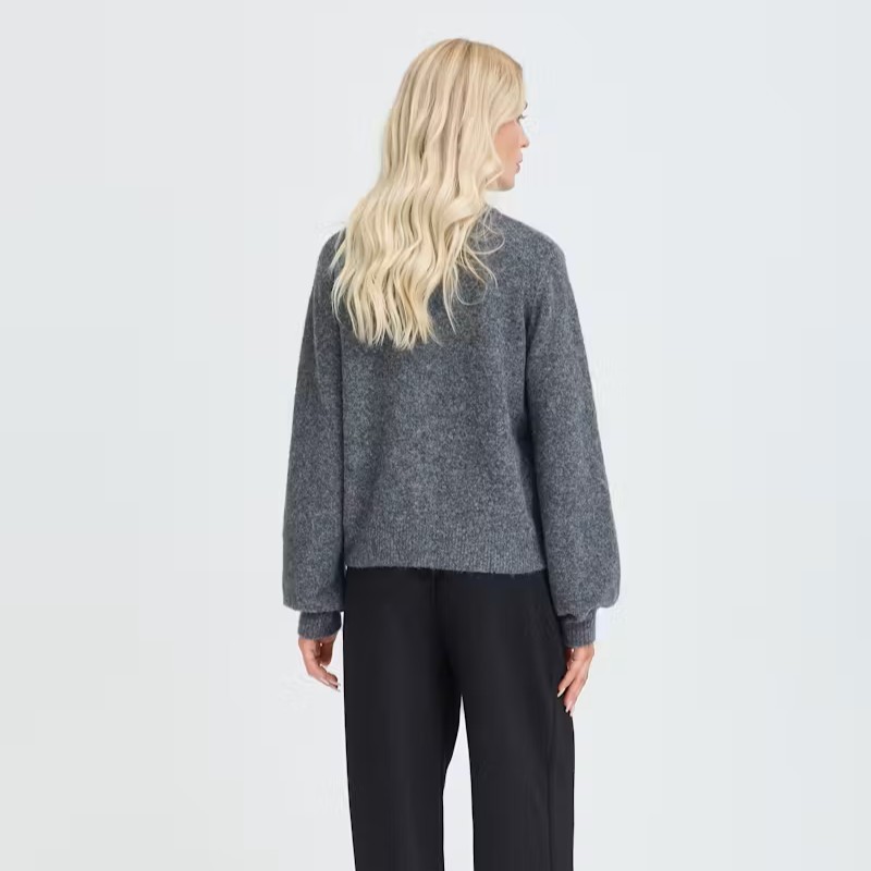 Ζακέτα με κουμπιά Byomea deco Grey B.young