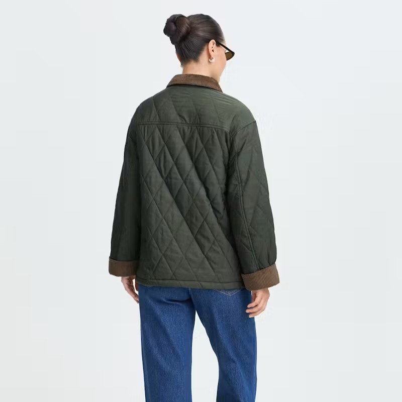 Jacket quilted Bybellini Olive B.young