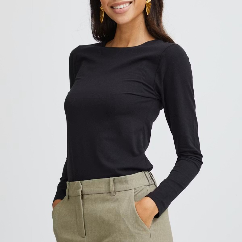 Blouse long sleeved Bypamila Black B.Young