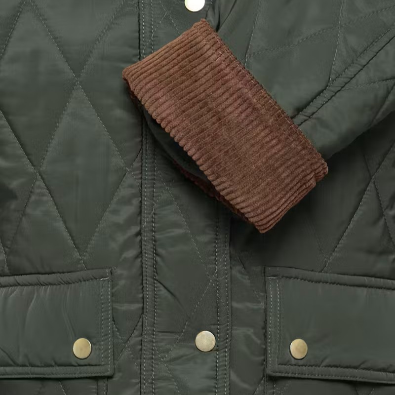 Jacket quilted Bybellini Olive B.young