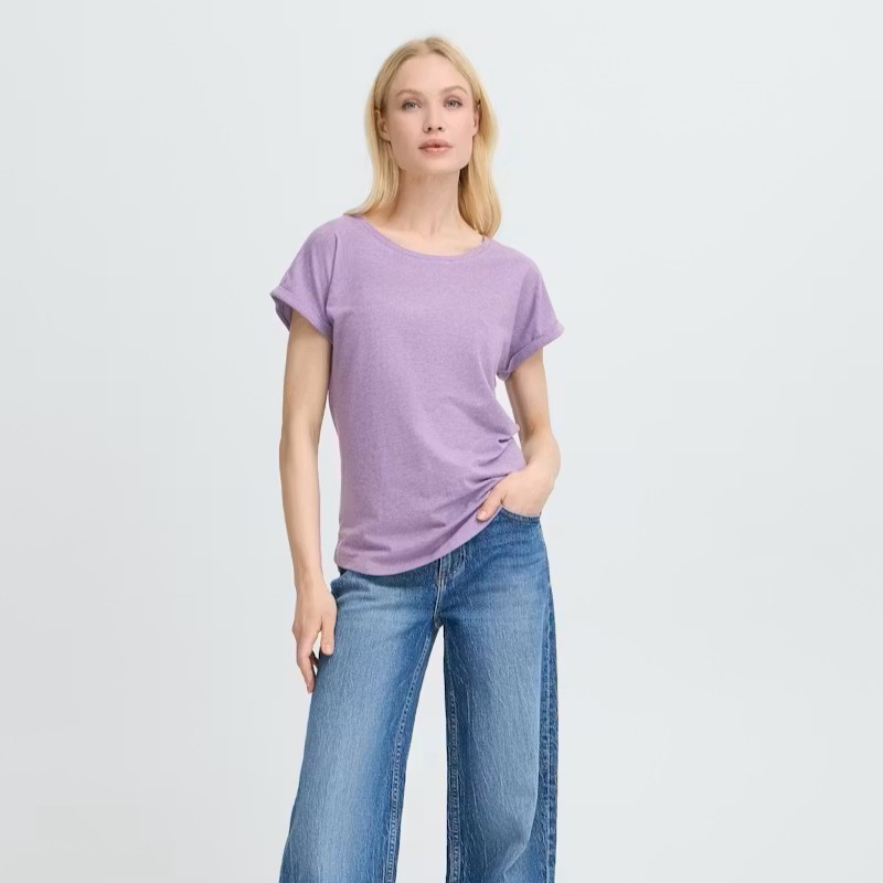 Μπλούζα με κοντό μανίκι Pamila Purple B.Young