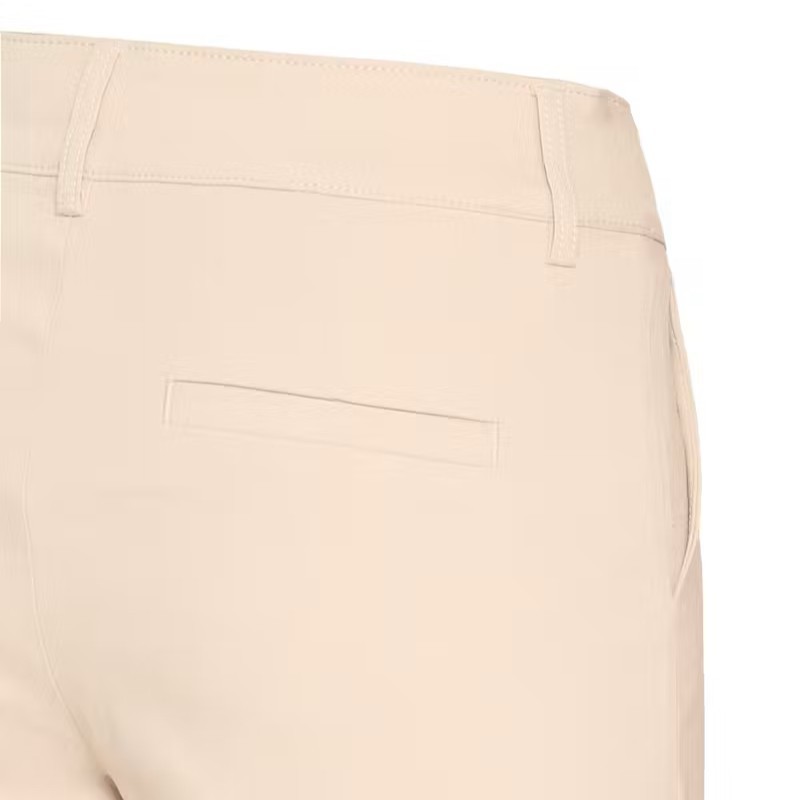 Παντελόνι σε στενή γραμμή Bydixi Beige B.Young