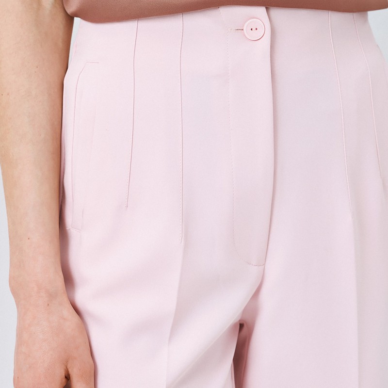 Pants high waisted Pink Access