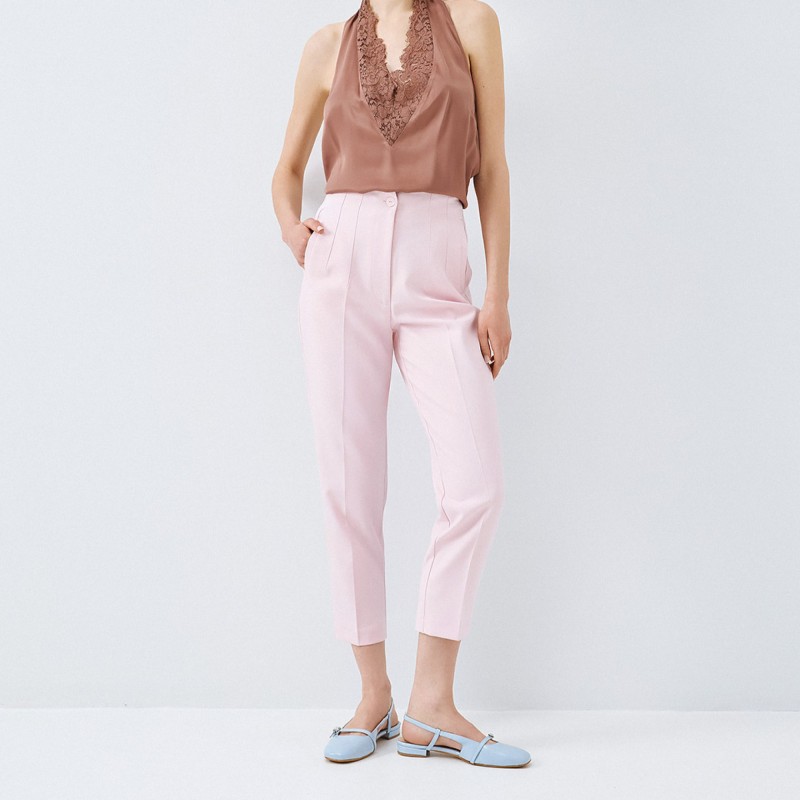 Pants high waisted Pink Access