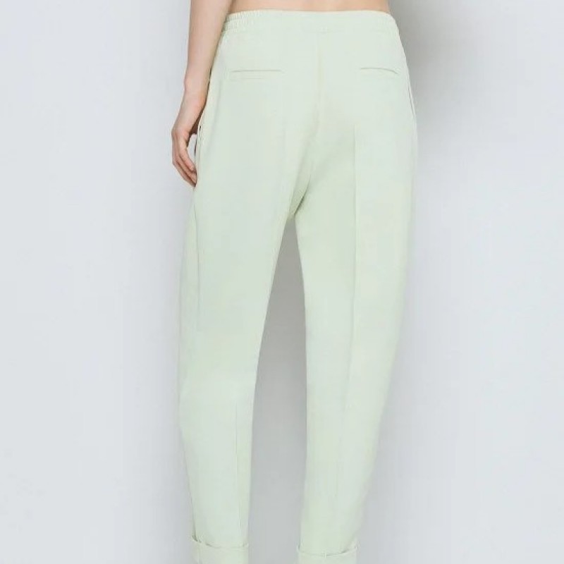 Pants with elastic waistband and cuffs Mint Access
