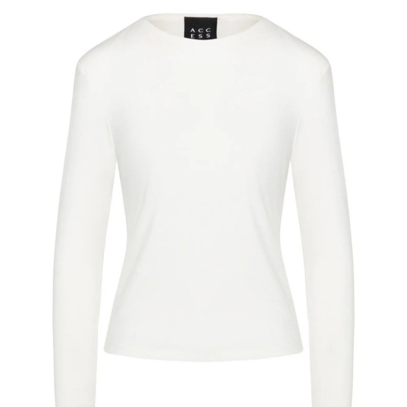 Long-sleeved blouse with padding White Access
