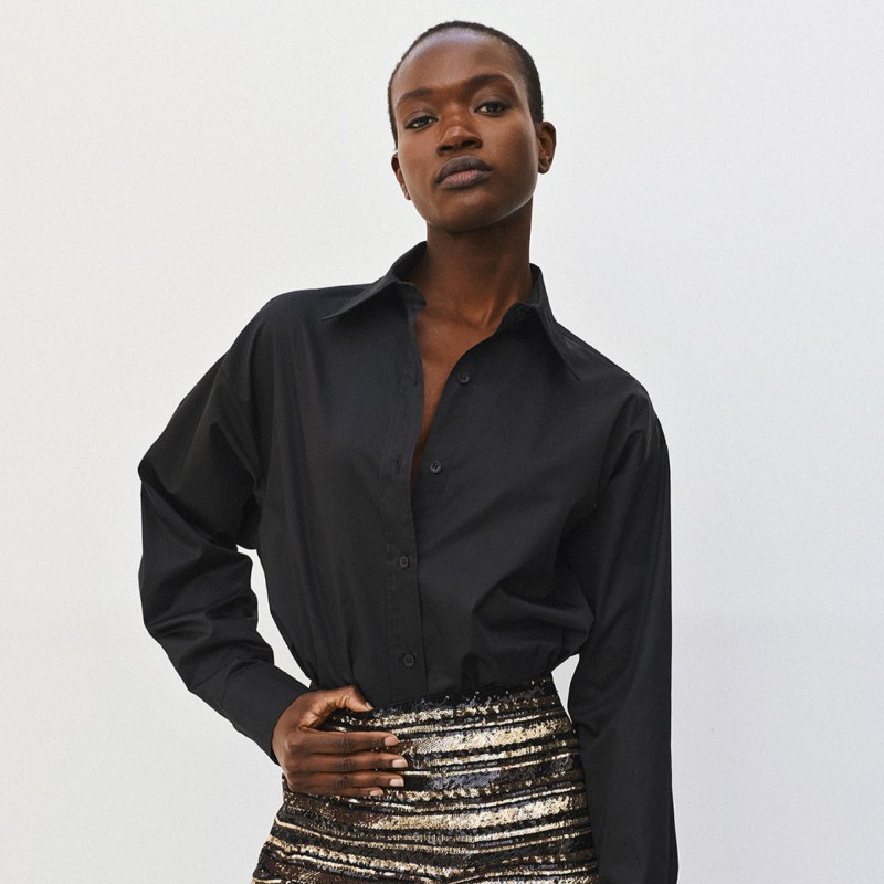 Shirt with metallic details Black Access