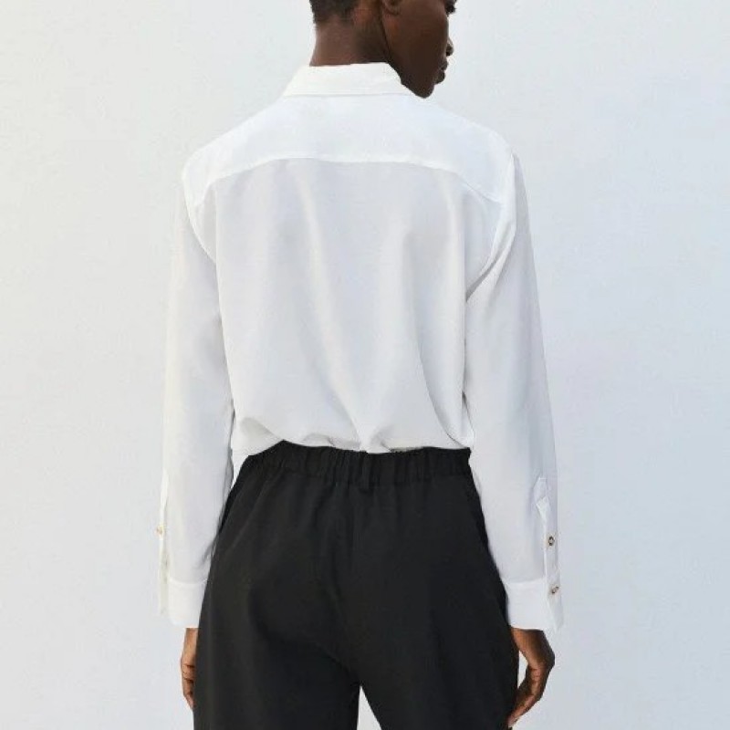 Round neck shirt White Access