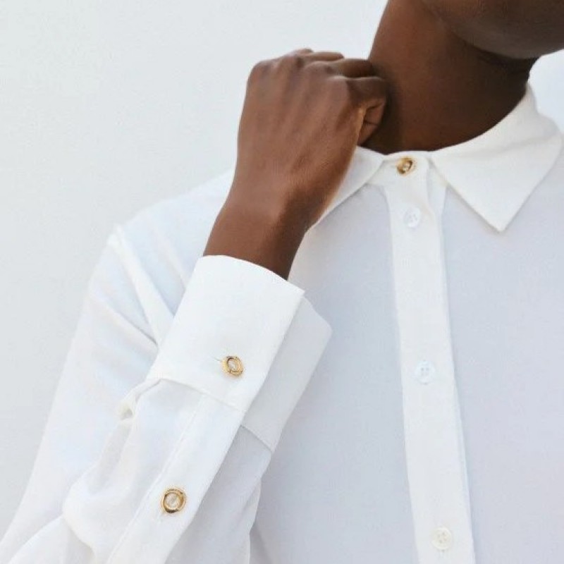 Round neck shirt White Access