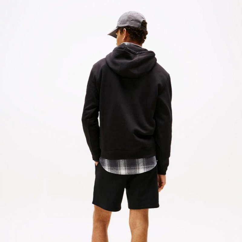 Φούτερ με κουκούλα TJM Reg s flag Black Tommy jeans