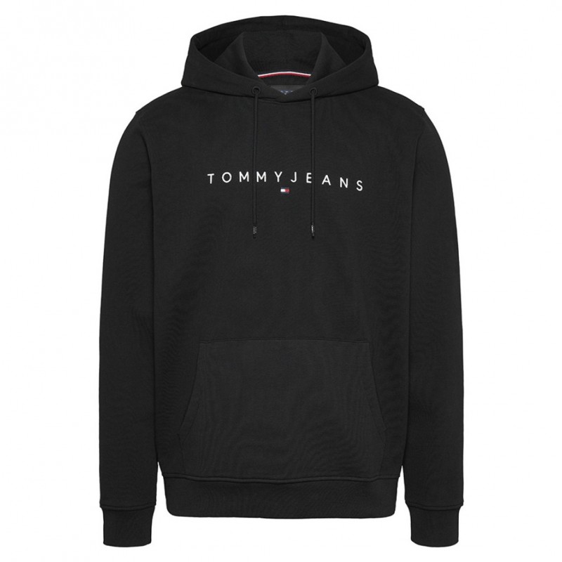 Φούτερ με κουκούλα Logo Black Tommy Jeans