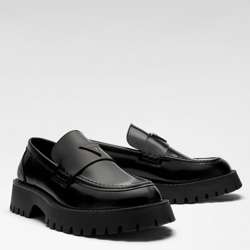 Μοκασίνια με τρακτερωτή Gorizia iii Black Guess