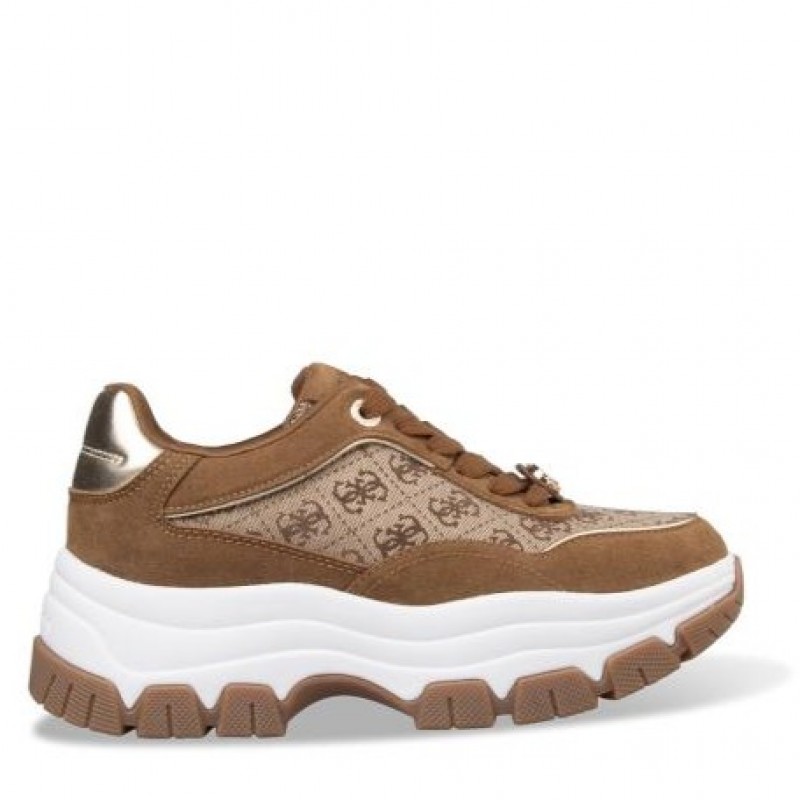 Sneakers for women Berrett3 Brown Guess