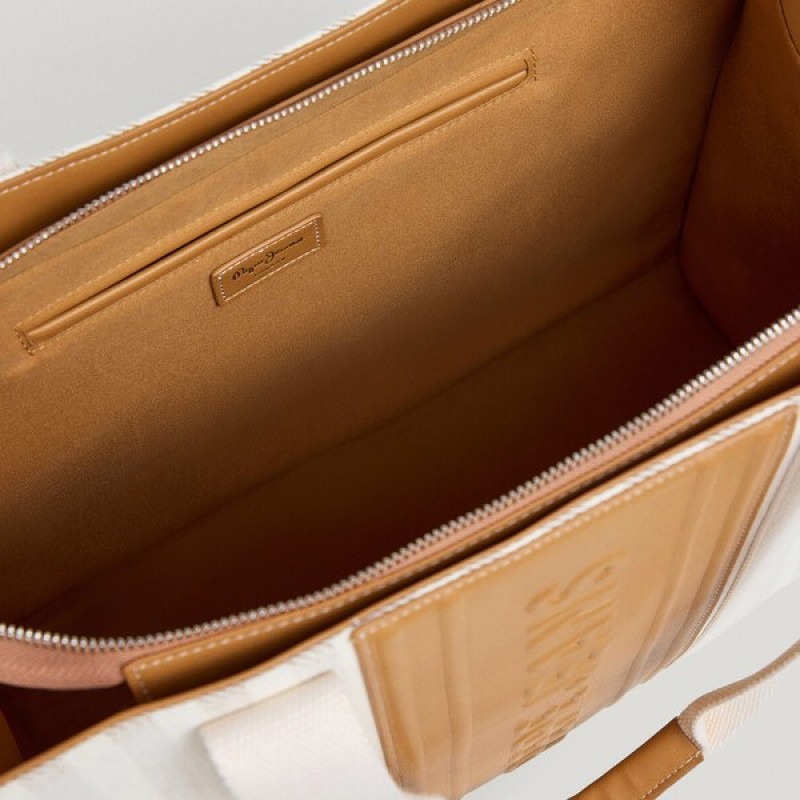 Bag shopper Niza Beige Pepe jeans