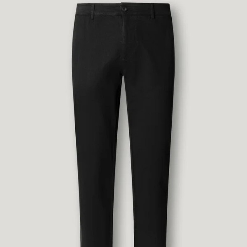 Pants chino twill Black Pepe jeans