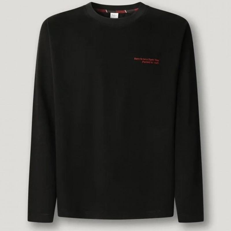 Μπλούζα με μακρύ μανίκι Somer Black Pepe Jeans