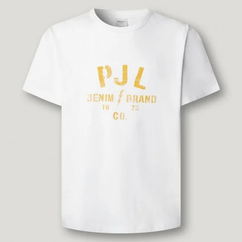 Μπλούζα με κοντό μανίκι Gunner tee White Pepe jeans