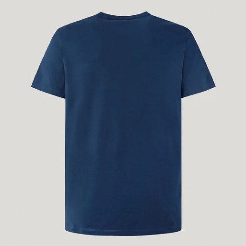 T-shirt essentials original stretch Blue Pepe jeans