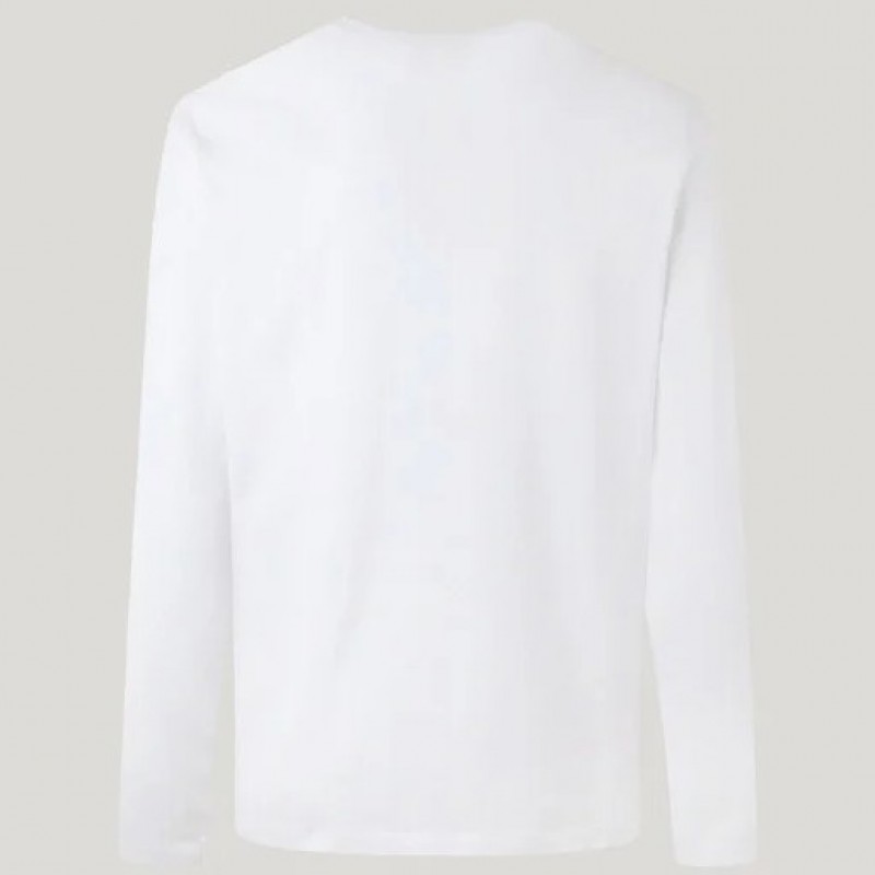 Blouse long sleeved Original Basic White Pepe Jeans