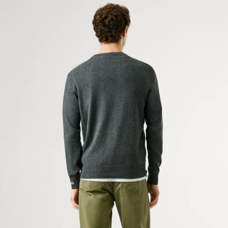 Regular fit crew neck jumper Andre Grey Pepe jeans