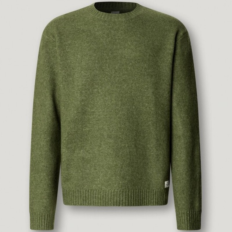 Πουλόβερ ανδρικό Deacon crew Green Pepe jeans