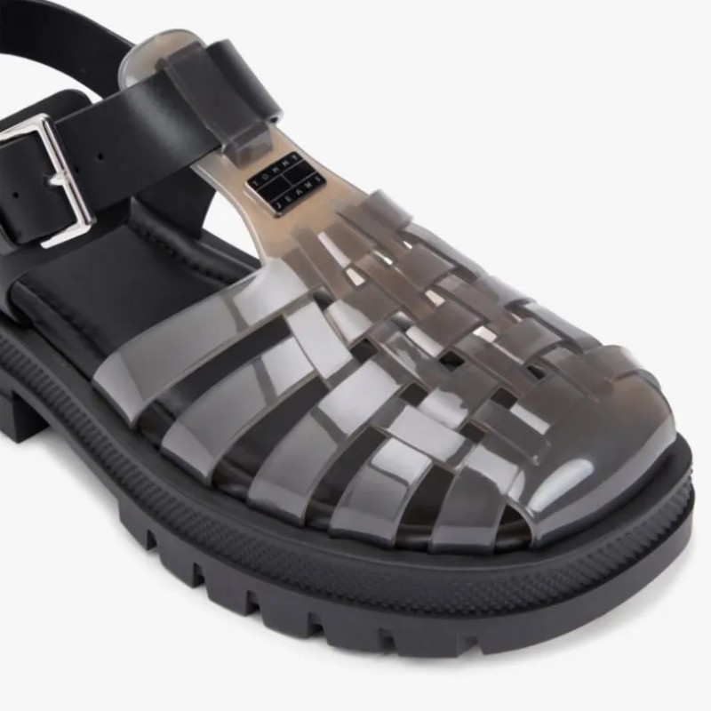 Σανδάλια Jelly Fisherman Με Chunky Σόλα Black Tommy jeans