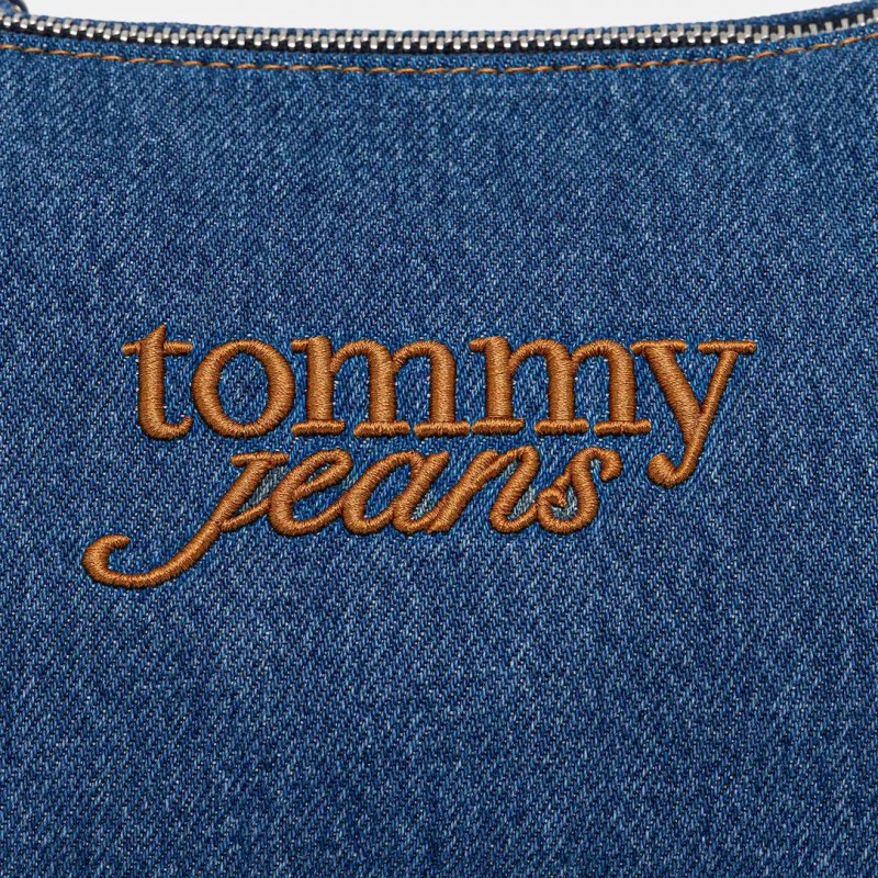 Τσάντα Ώμου τζίν cool denim Blue Tommy jeans 