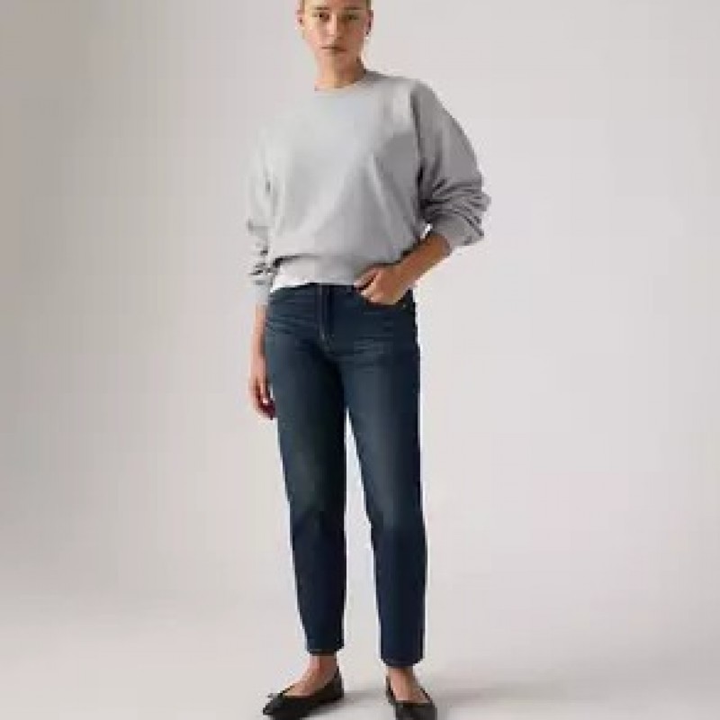 Jeans 501® Original Cropped Blue Levi's