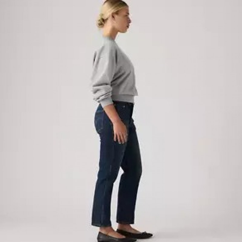 Jeans 501® Original Cropped Blue Levi's