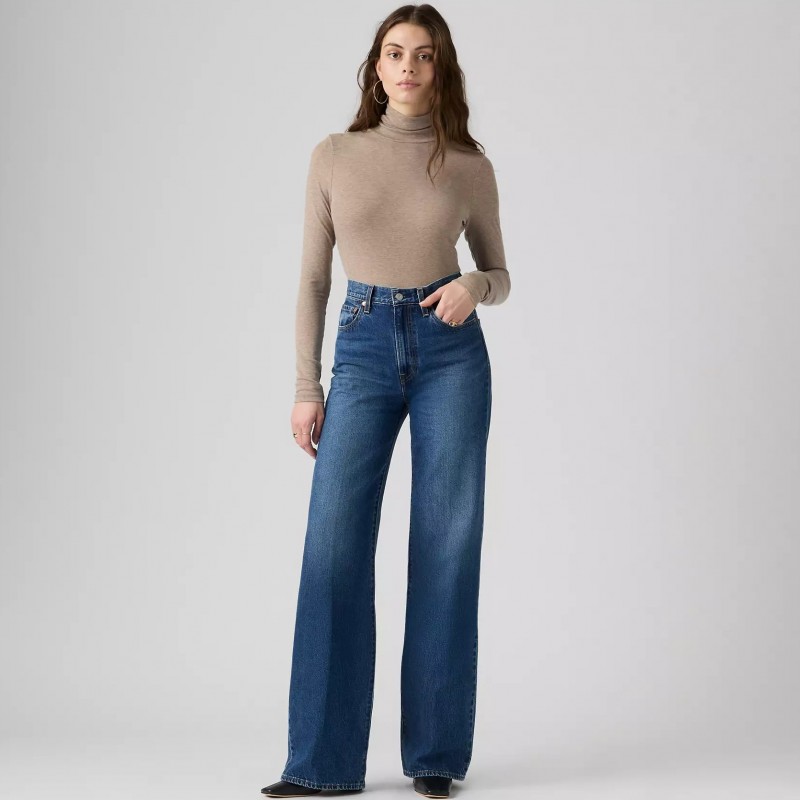 Ribcage Wide Leg Jeans Blue Levi's