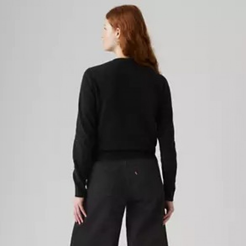 Cardigan supersoft crewneck Black Levi's