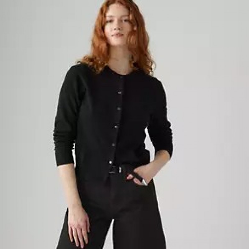 Cardigan supersoft crewneck Black Levi's