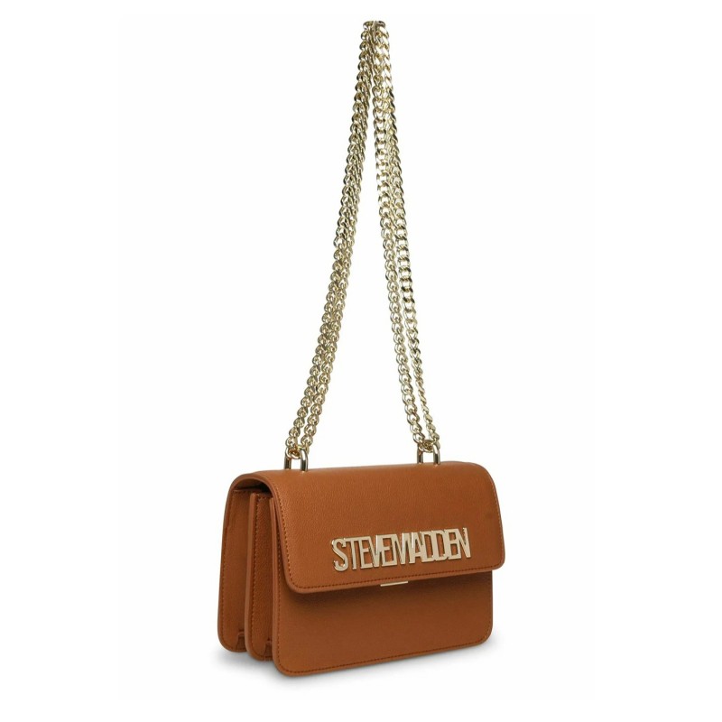 Τσάντα ώμου cross body Bstakes-2 Camel gold Steve Madden